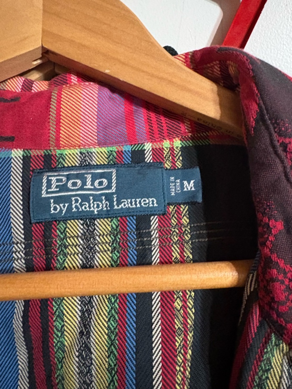 Polo by Ralph Lauren Red Plaid Button Down Shirt